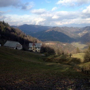 VIEW FROM 6KM UPHILL RIDE TO LUBNICK
